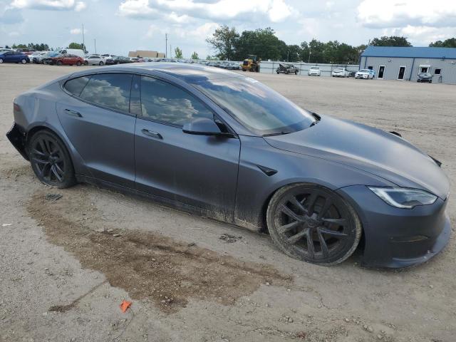 5YJSA1E55NF491092 - 2022 TESLA MODEL S 黑色 照片 4