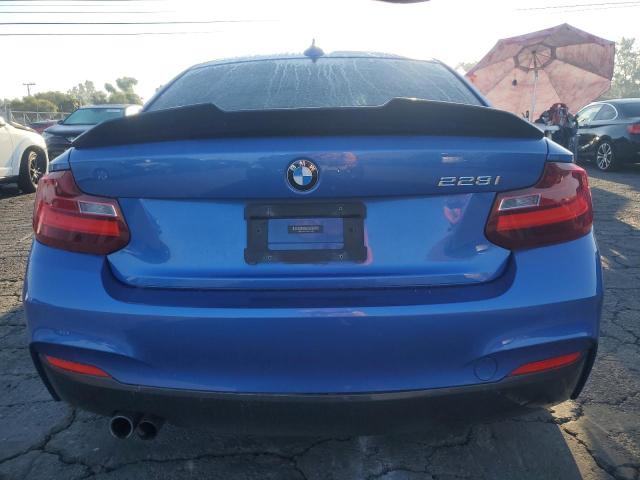 WBA1F5C5XGV343884 - 2016 BMW 228 I BLUE photo 6