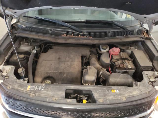 1FM5K8D81FGB59541 - 2015 FORD EXPLORER XLT SILVER photo 12