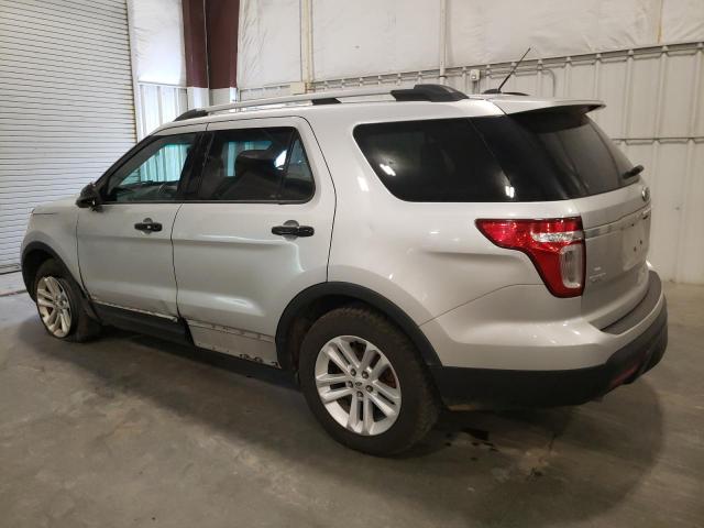 1FM5K8D81FGB59541 - 2015 FORD EXPLORER XLT SILVER photo 2