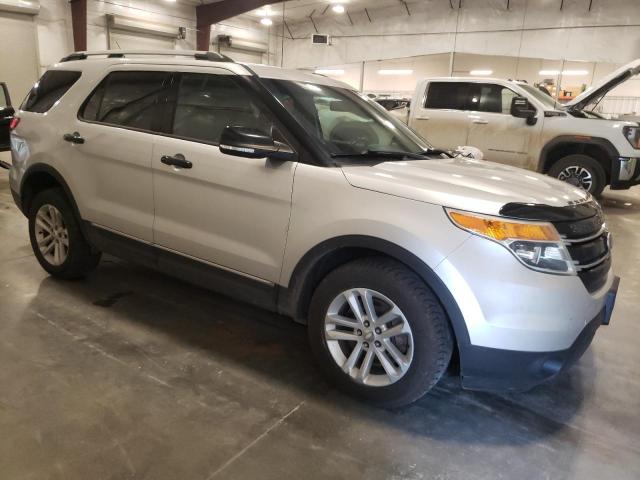 1FM5K8D81FGB59541 - 2015 FORD EXPLORER XLT SILVER photo 4