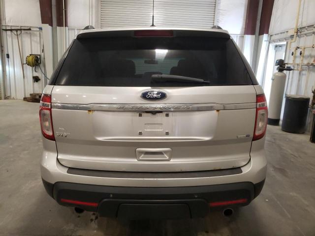 1FM5K8D81FGB59541 - 2015 FORD EXPLORER XLT SILVER photo 6