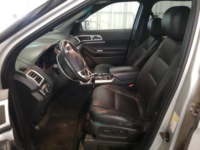 1FM5K8D81FGB59541 - 2015 FORD EXPLORER XLT SILVER photo 7