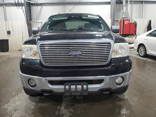 1FTPW14V28FA50724 - 2008 FORD F150 SUPERCREW BLACK photo 5