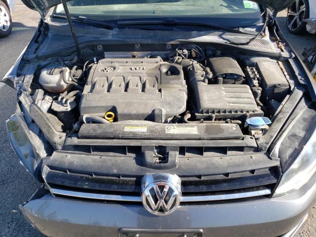 3VWCA7AU4FM500542 - 2015 VOLKSWAGEN GOLF SPORT TDI S GRAY photo 11