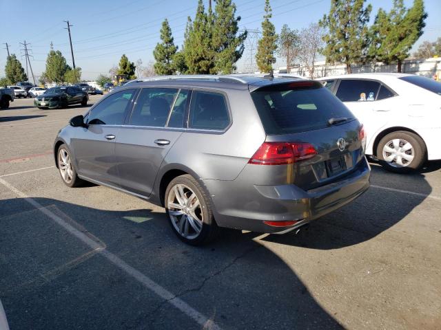 3VWCA7AU4FM500542 - 2015 VOLKSWAGEN GOLF SPORT TDI S GRAY photo 2