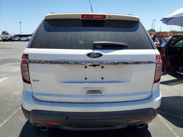 1FM5K7D84FGA27786 - 2015 FORD EXPLORER XLT WHITE photo 6