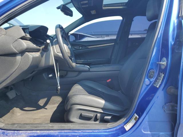 SHHFK7H74HU408186 - 2017 HONDA CIVIC EXL BLUE photo 7