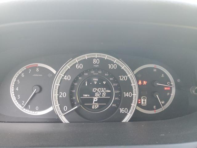 1HGCR2F82DA194348 - 2013 HONDA ACCORD EXL თეთრი ფოტო 9