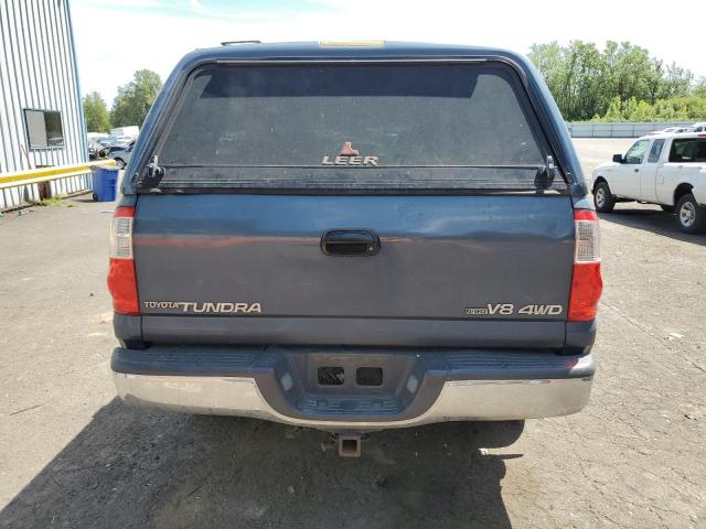 5TBDT44176S534629 - 2006 TOYOTA TUNDRA DOUBLE CAB SR5 TEAL photo 6