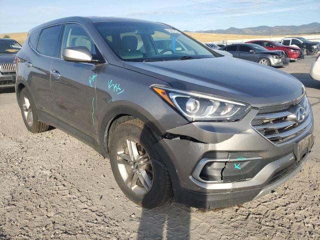5NMZTDLB3JH105569 - 2018 HYUNDAI SANTA FE S GRAY photo 4