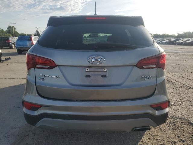 5NMZTDLB3JH105569 - 2018 HYUNDAI SANTA FE S GRAY photo 6