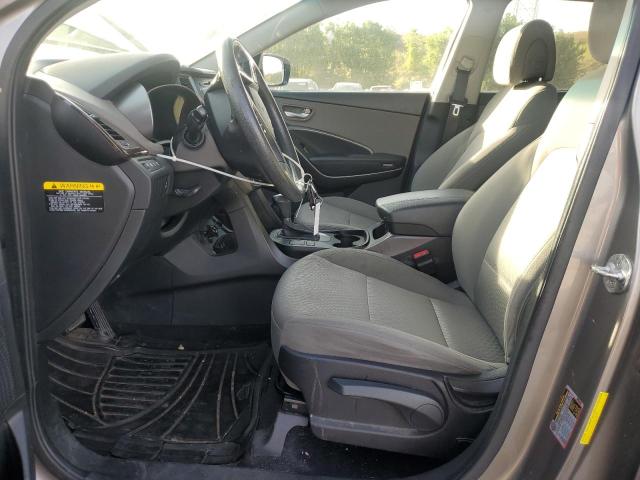 5NMZTDLB3JH105569 - 2018 HYUNDAI SANTA FE S GRAY photo 7
