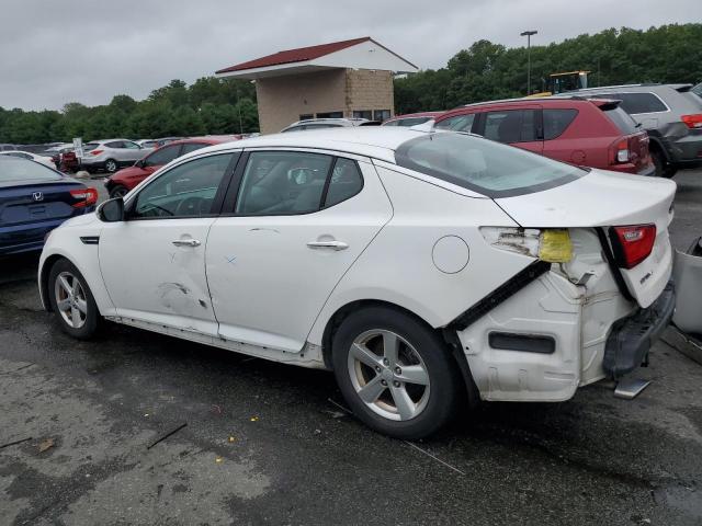 KNAGM4A72F5640984 - 2015 KIA OPTIMA LX WHITE photo 2