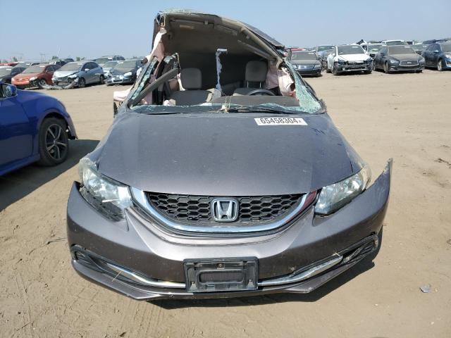 19XFB2F5XDE057628 - 2013 HONDA CIVIC LX GRAY photo 5