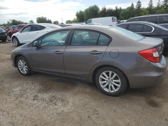 2HGFB2F97CH025467 - 2012 HONDA CIVIC EXL Qəhvəyi foto 2