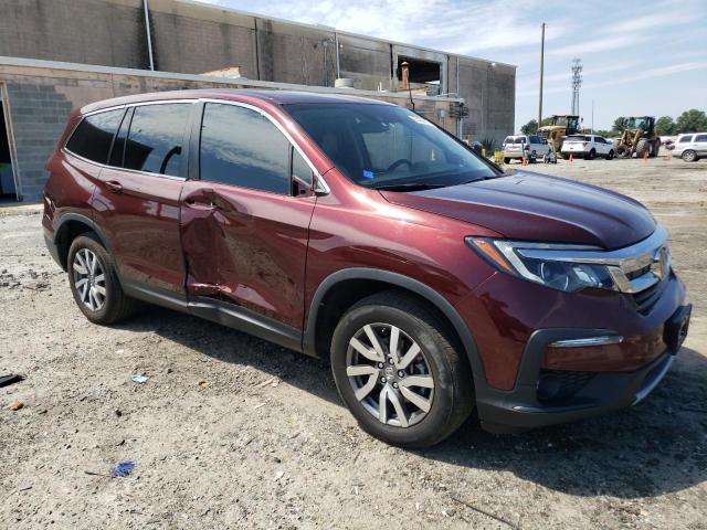 5FNYF6H55LB049382 - 2020 HONDA PILOT EXL BURGUNDY photo 4