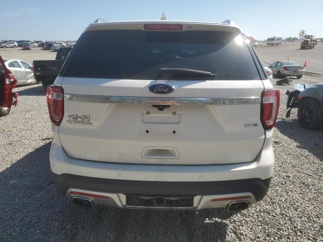 1FM5K8HT0GGC82876 - 2016 FORD EXPLORER PLATINUM WHITE photo 6