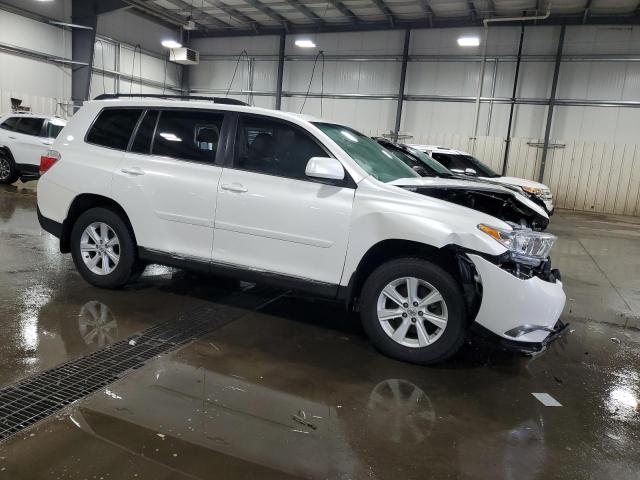 5TDBK3EH6DS214173 - 2013 TOYOTA HIGHLANDER BASE Beyaz fotoğraf 4