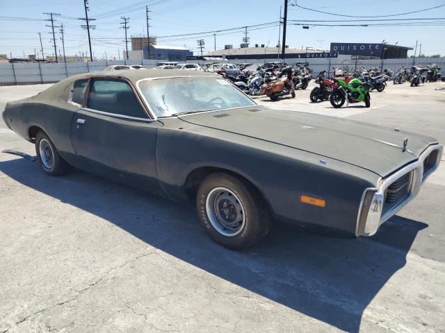 WP29M3A174193 - 1973 DODGE CHARGER BLUE photo 4
