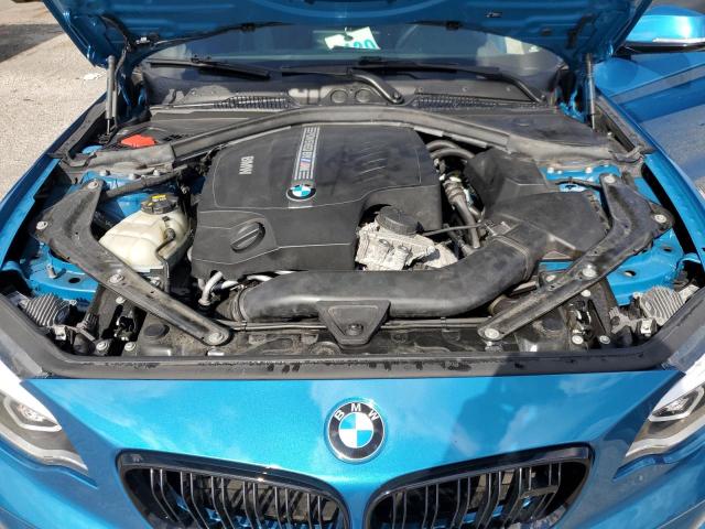 WBS1J5C58JVD36548 - 2018 BMW M2 Blau Foto 11