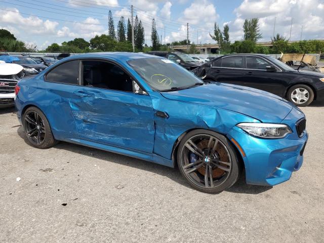 WBS1J5C58JVD36548 - 2018 BMW M2 BLUE photo 4