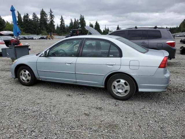 JHMES96644S012628 - 2004 HONDA CIVIC HYBRID BLUE photo 2