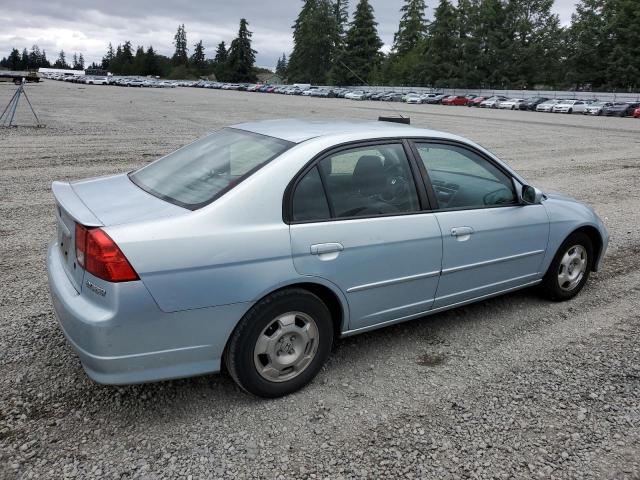 JHMES96644S012628 - 2004 HONDA CIVIC HYBRID BLUE photo 3