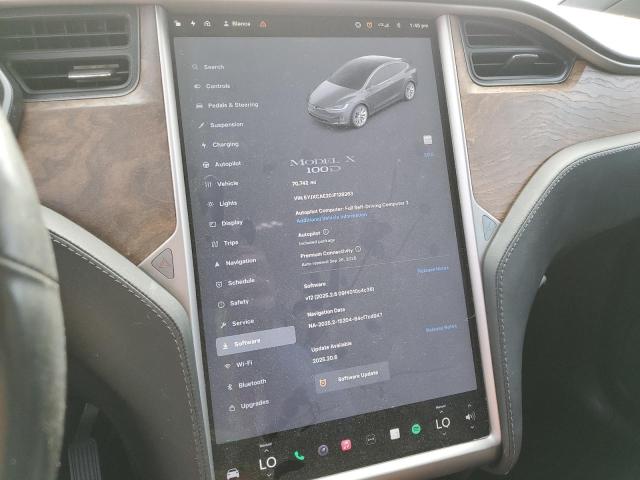 5YJXCAE20JF128263 - 2018 TESLA MODEL X BLACK photo 9