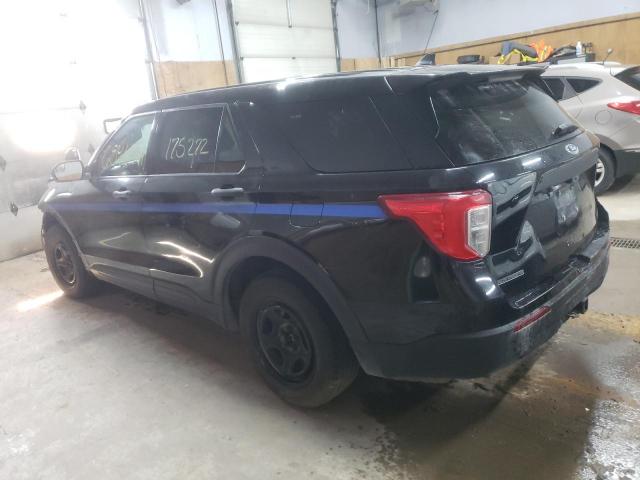 1FM5K8AB6MGA64857 - 2021 FORD EXPLORER POLICE INTERCEPTOR BLACK photo 2