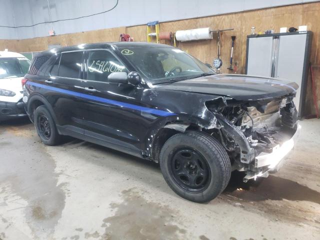 1FM5K8AB6MGA64857 - 2021 FORD EXPLORER POLICE INTERCEPTOR 黑色 照片 4