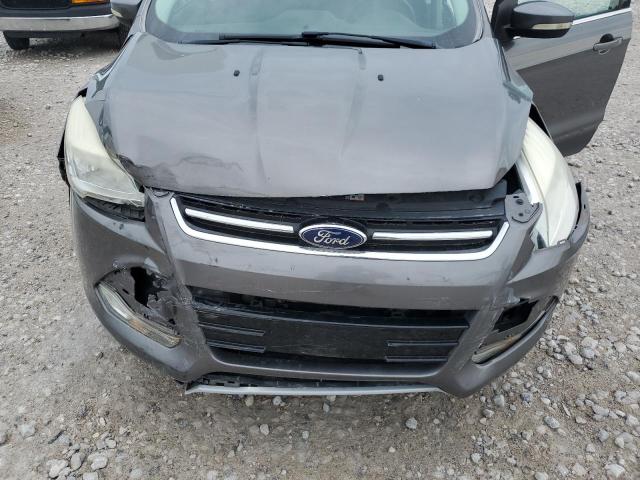 1FMCU0H95DUD11020 - 2013 FORD ESCAPE SEL CHARCOAL photo 12
