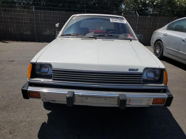 JB3BE38B1EU801054 - 1984 DODGE COLT DL WHITE photo 5