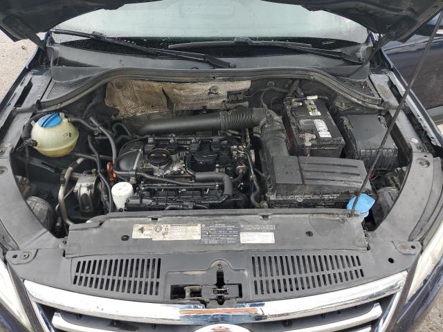 WVGBV7AX2BW542825 - 2011 VOLKSWAGEN TIGUAN S BLUE photo 11