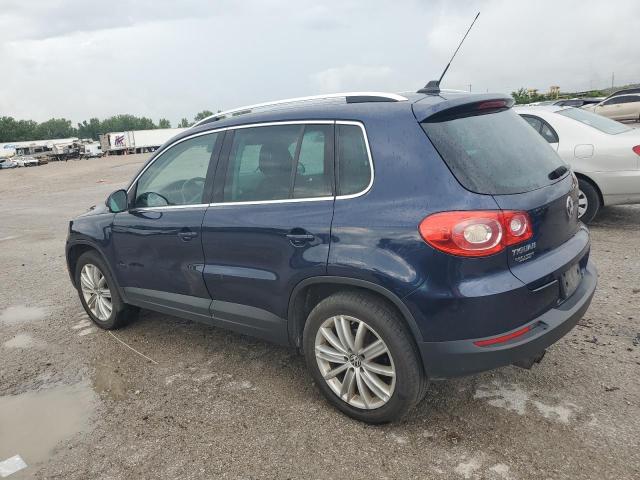WVGBV7AX2BW542825 - 2011 VOLKSWAGEN TIGUAN S BLUE photo 2