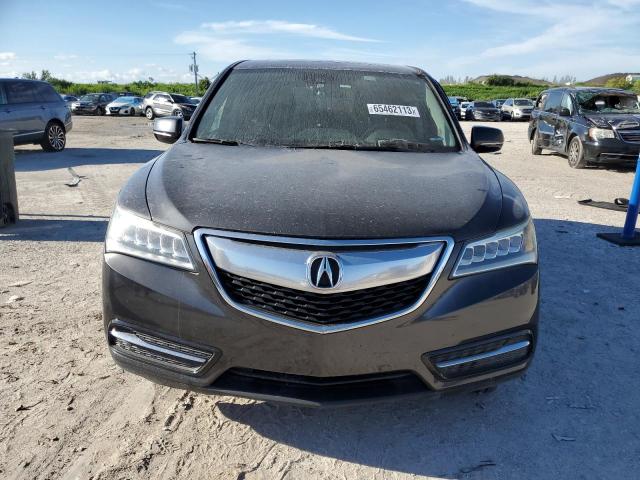 5FRYD3H45GB020142 - 2016 ACURA MDX TECHNOLOGY GRAY photo 5