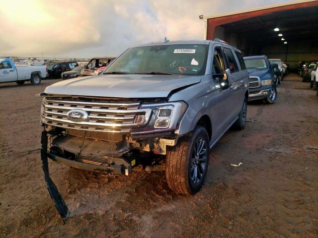 1FMJK1KT6LEA21756 - 2020 FORD EXPEDITION MAX LIMITED SILVER photo 2