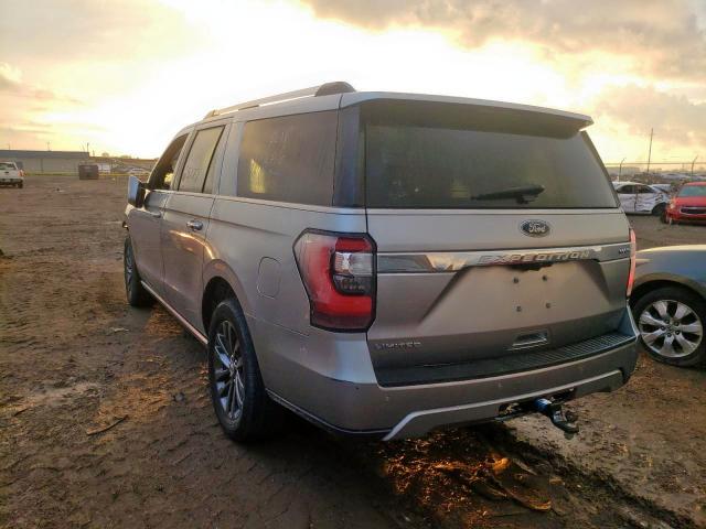 1FMJK1KT6LEA21756 - 2020 FORD EXPEDITION MAX LIMITED SILVER photo 3