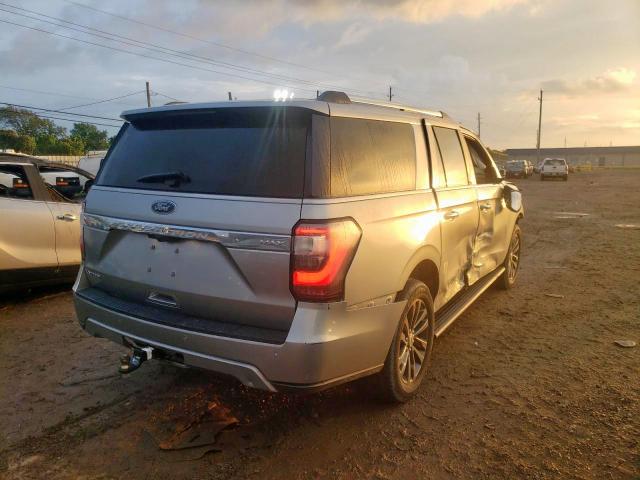1FMJK1KT6LEA21756 - 2020 FORD EXPEDITION MAX LIMITED SILVER photo 4