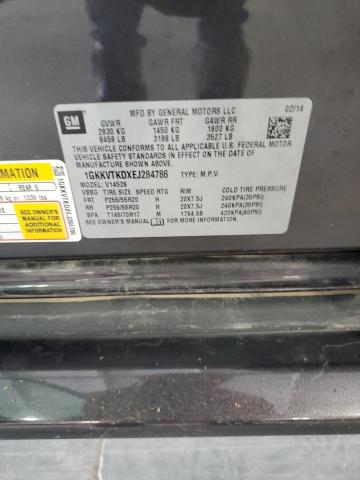 1GKKVTKDXEJ284786 - 2014 GMC ACADIA DENALI 黑色 照片 13