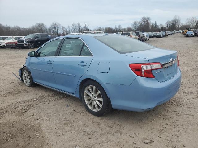 4T1BF1FK1CU554324 - 2012 TOYOTA CAMRY BASE BLUE photo 2