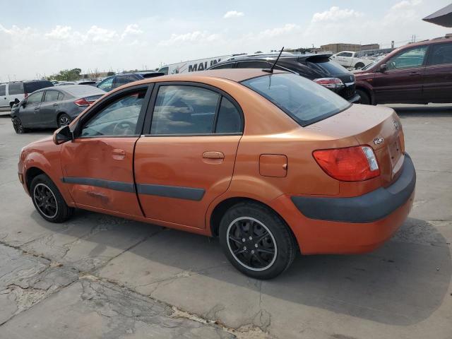 KNADE223596491615 - 2009 KIA RIO BASE ORANGE photo 2