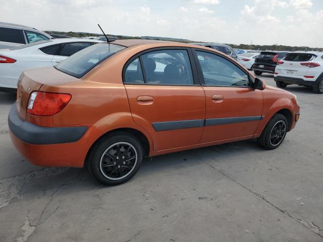 KNADE223596491615 - 2009 KIA RIO BASE ORANGE photo 3