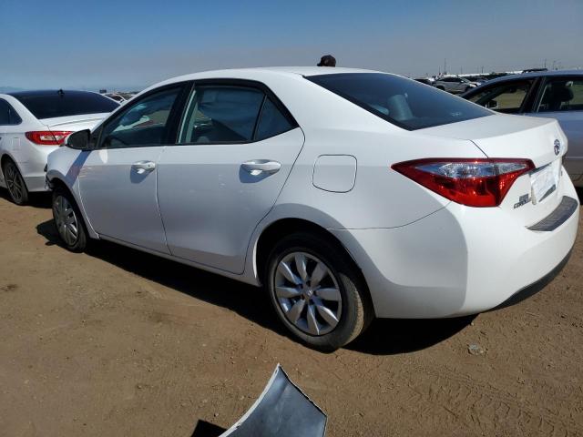 5YFBURHEXFP337016 - 2015 TOYOTA COROLLA L WHITE photo 2