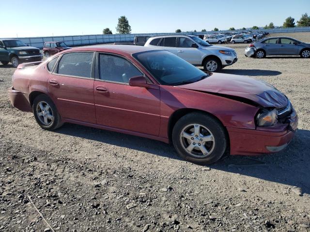 2G1WH52K459316408 - 2005 CHEVROLET IMPALA LS BURGUNDY photo 4