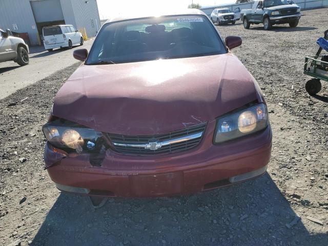 2G1WH52K459316408 - 2005 CHEVROLET IMPALA LS BURGUNDY photo 5