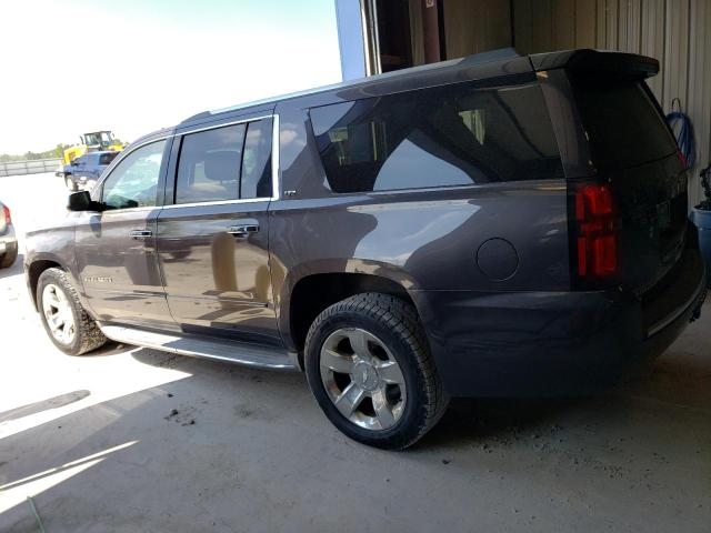 1GNSKKKC5FR254353 - 2015 CHEVROLET SUBURBAN K1500 LTZ GRAY photo 2