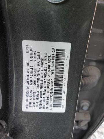 1HGCR2F58EA128622 - 2014 HONDA ACCORD SPORT GRAY photo 14