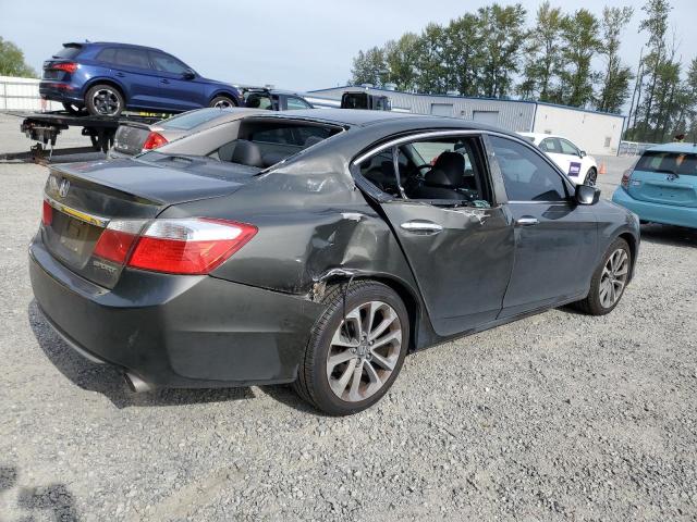 1HGCR2F58EA128622 - 2014 HONDA ACCORD SPORT GRAY photo 3
