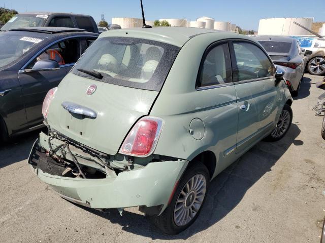 3C3CFFCRXDT749684 - 2013 FIAT 500 LOUNGE GREEN photo 3